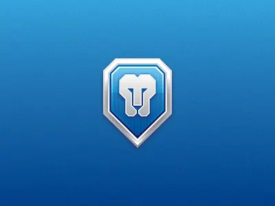 Data Protection Software data lion logo protection shield steel