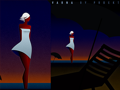 Varna Beach illustration