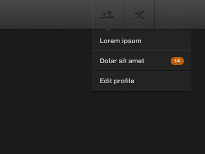 Human Element activity drop down header navigation pictos profile settings surf surfers swell cast texture ui