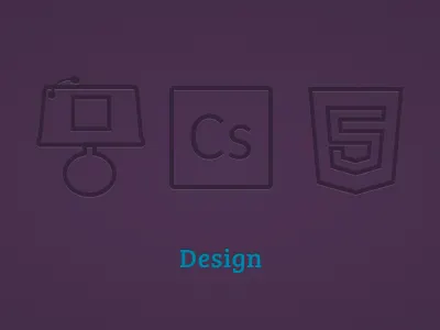 How I Work design icons pictograms