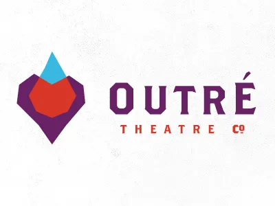 Alternate logo for independent theatre company logo logotype typography