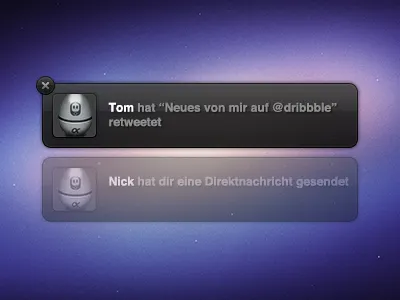 Tweetbot Notification. design mac minimalistic simple tweetbot ui web