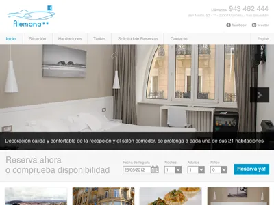 design Hostal Alemana design interaction user experience ux web