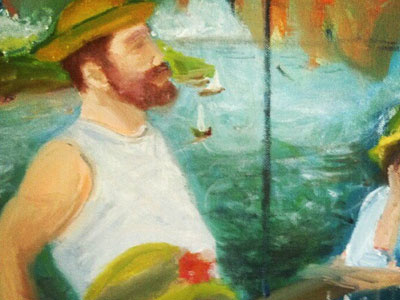 Boating Party painting renoir