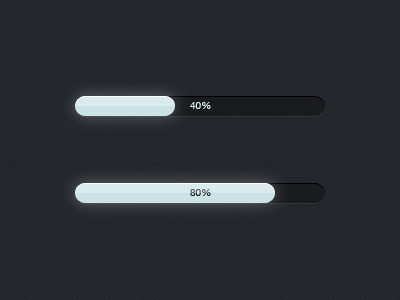 Ghostly progress bars progress ui