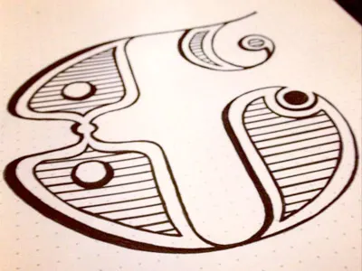 C with Personality hand lettering typography