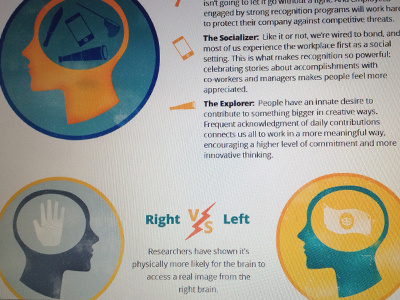 Landing Page Photo brain heads profile ui