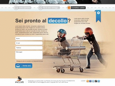 Parallax test (animated) parallax scroll web site