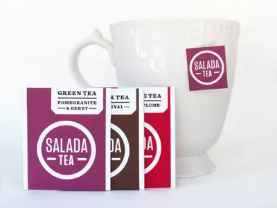 Salada Teabags packagaging redesign