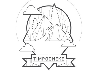 Outline 400x300 hike mountain outline sketch