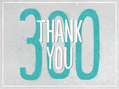 Tumblr Followers Thank You Note branding color illustration texture thank you typography