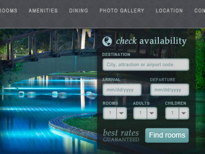 Find A Room color form web web design