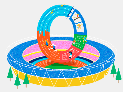 Olympic arena infographic london olympic sports