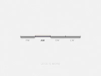 Radio fm buttons button fm radio silver ui