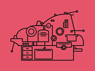 Heidelberg Cylinder heidelberg illustration