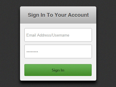 Login Page app button in login signin ui ux