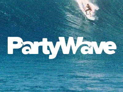 Logo for Surfing-Related Site logo logotype negative space surfing