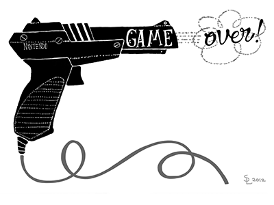 8bits digital illustration videogames