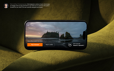 The Chosen app - post-roll CTAs app design mobile app design product design responsive design ui ux