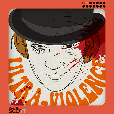 Ultra-Violence a clockwork orange graphic design movies