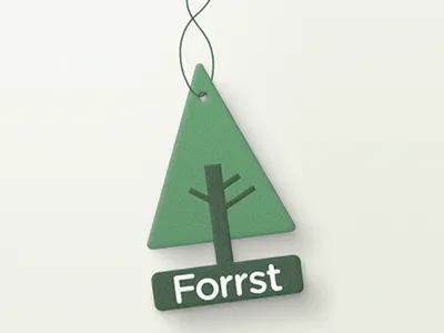 Forrst Frresh air freshener forest forrst fresh frresh logo rip tree