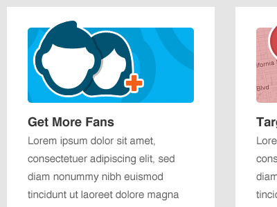 Get More Fans fans illustration web design