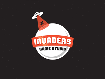 Invaders Game Studio Logo logo