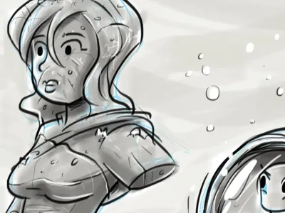 Found a Statue cartoon comic illustration sketch sketchbookpro