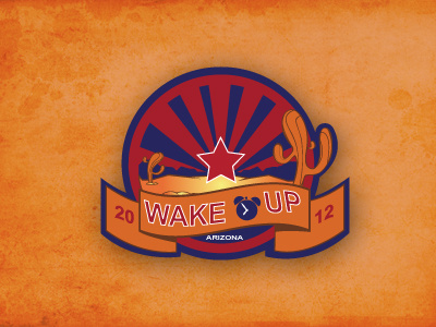 "Wake-Up Weekend" illustrator logo phoenix up vector vote wake