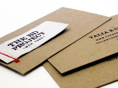 The BD Project Business Cards branding identity