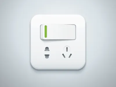 Switch & Socket app cinn fireworks icon ios iphone plug socket switch ui