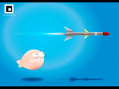 Submarine mumble!mumble! fish flavio illustration mercuri missile poster sea submarine