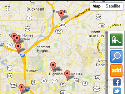 PlaygroundParents.com WebApp map mapping playground playgroundparents.com responsive webapp