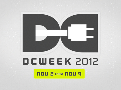 DCWEEK 2012 branding branding dcweek logo