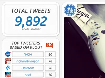 GE Data Visualization aviation data visualization granstand
