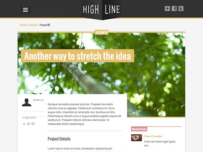 Highline Subpage joomla template