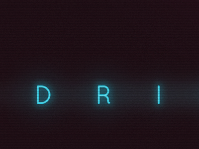 DRIVE THRU 80s analogue danger drive kavinsky neon retro tape thru vintage