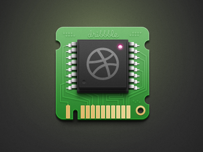 Dribbble Chip icon sanadas ui