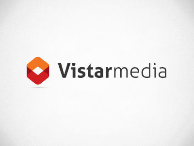 Vistarmedia box logo media orange red vistar