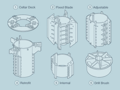 Centralizers engineering gas illustration illustrator infographic oil vector