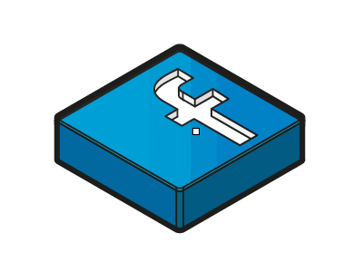 facebook server illustration vector