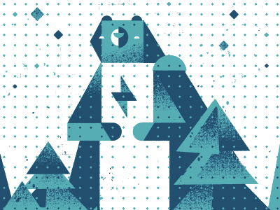 bear bear bears illustration poster