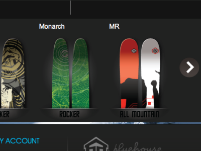 BH Mini Slider slider snowsports ui