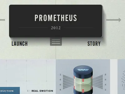 my new site - Menu buttons interface menu portfolio typography