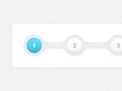 SkillPages Progress Tracker Bar 1 2 3 blue circles cutout gradient page cutout progress tracker skillpages