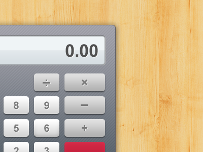 Calculator app calculator gray ios ipad mobile texture