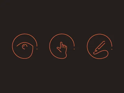 Icons for my new website design graphic kosma logo logotype project skuza web webdesign www