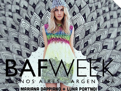 BAFWEEK spring/summer 2012/3 By Luna art artist detail fashion luna pattern portnoi rainbow texture