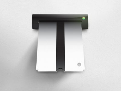 T For Ticket icon machine t ticket