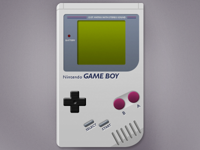 Gameboy gameboy nostalgia old school realistic shapes vector shapes